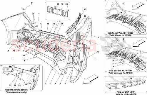 Part Diagram for Ferrari 234997