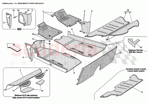Part Diagram for Ferrari 65274800