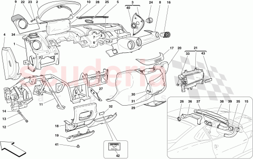 Part Diagram for Ferrari 82774712