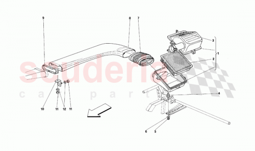 Part Diagram for Ferrari 152340