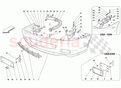 Part Diagram for Ferrari 65239000