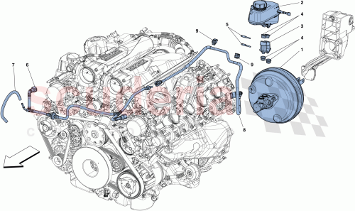 Part Diagram for Ferrari 318072