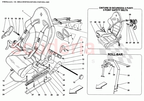 Part Diagram for Ferrari 67297800