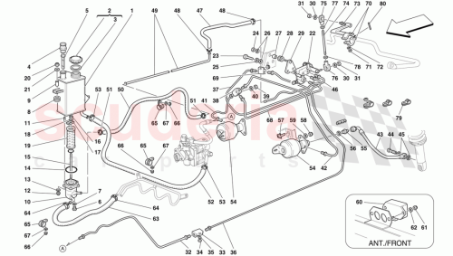 Part Diagram for Ferrari 155227
