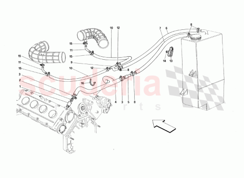 Part Diagram for Ferrari 119237