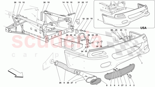 Part Diagram for Ferrari 64634810