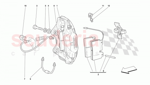 Part Diagram for Ferrari 70000802