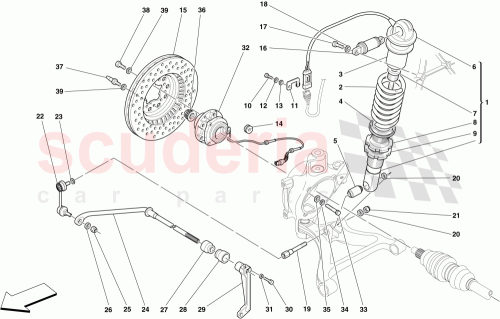 Part Diagram for Ferrari 257179