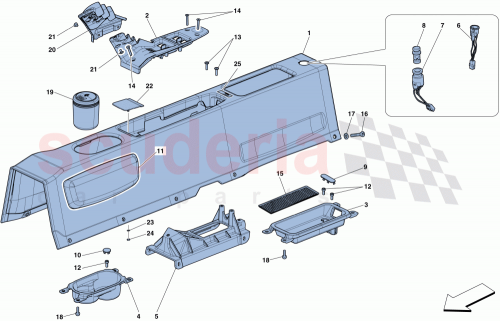 Part Diagram for Ferrari 85423100