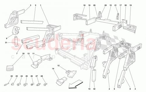 Part Diagram for Ferrari 66653300