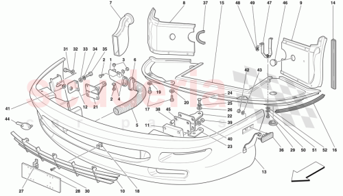 Part Diagram for Ferrari 65375700