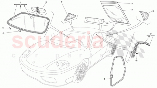 Part Diagram for Ferrari 65980100