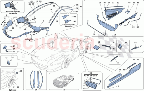 Part Diagram for Ferrari 70002273