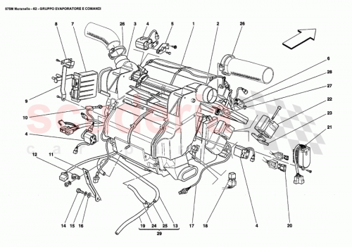 Part Diagram for Ferrari 63973900
