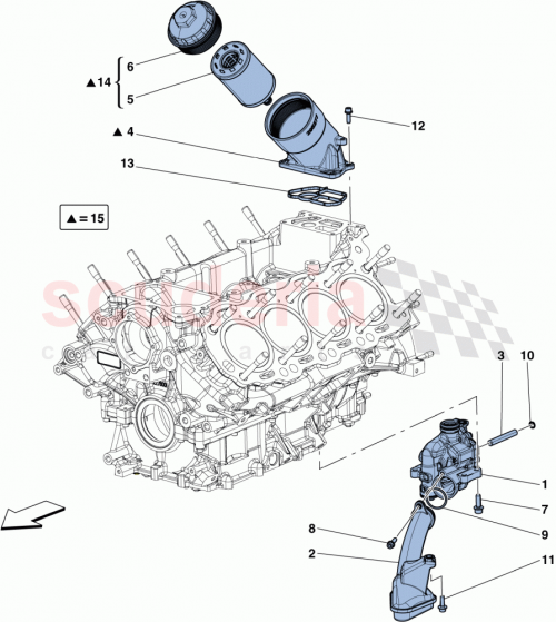 Part Diagram for Ferrari 295950