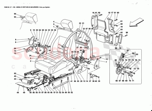 Part Diagram for Ferrari 64980500