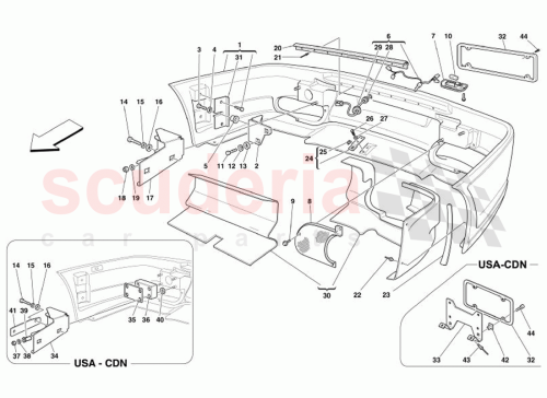 Part Diagram for Ferrari 64717500