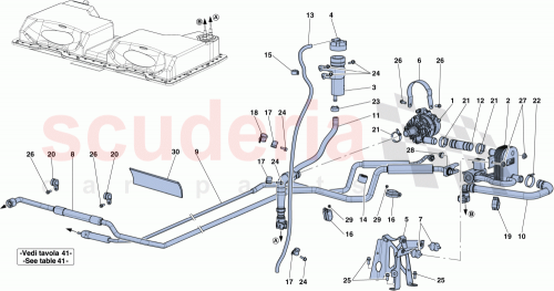 Part Diagram for Ferrari 270085