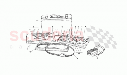 Part Diagram for Ferrari 165902