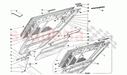 Part Diagram for Ferrari 63668300