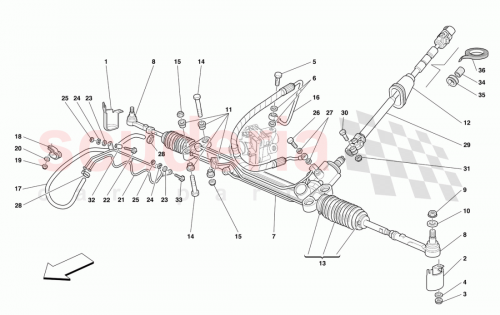 Part Diagram for Ferrari 174950