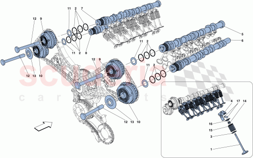 Part Diagram for Ferrari 330638