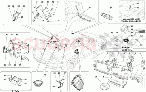 Part Diagram for Ferrari 80270500