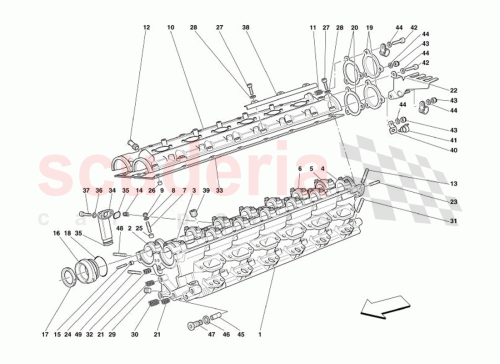 Part Diagram for Ferrari 13524670