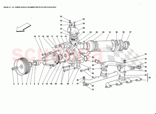 Part Diagram for Ferrari 152362