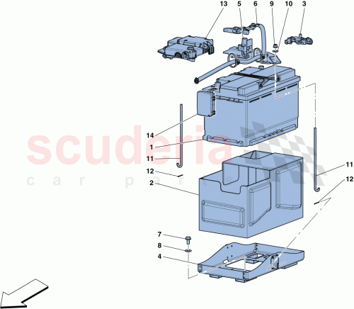 Part Diagram for Ferrari 326782