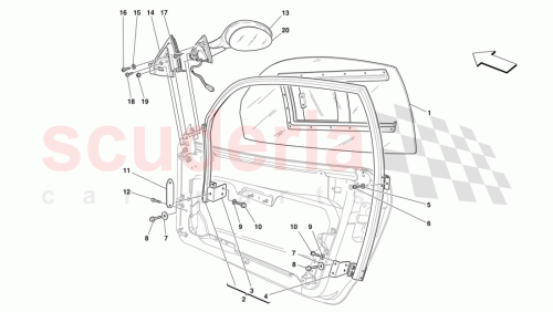 Part Diagram for Ferrari 66214000