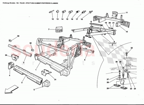 Part Diagram for Ferrari 67607000