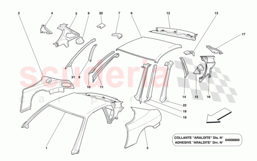 Part Diagram for Ferrari 65881900