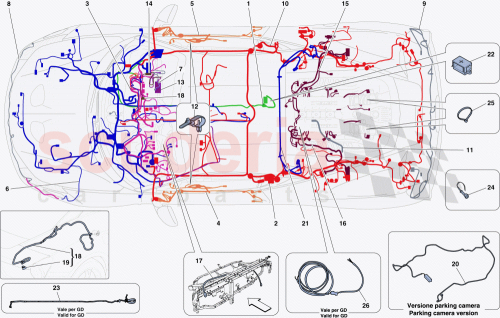 Part Diagram for Ferrari 300980