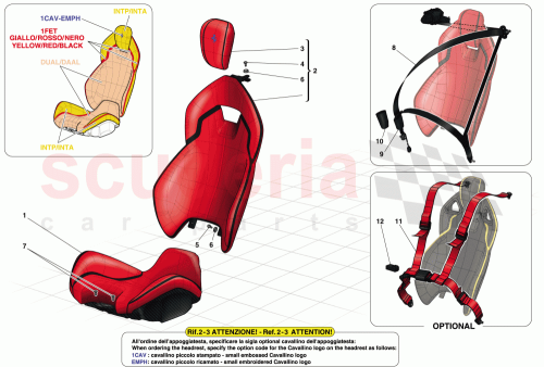 Part Diagram for Ferrari 85982200