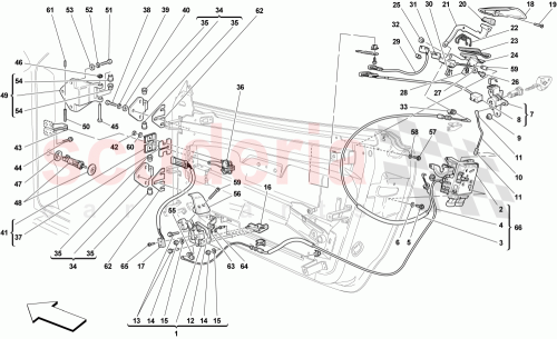 Part Diagram for Ferrari 67744100
