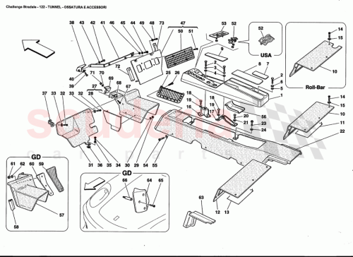 Part Diagram for Ferrari 677396
