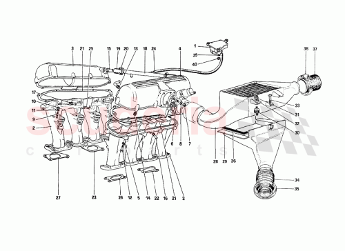Part Diagram for Ferrari 12177190