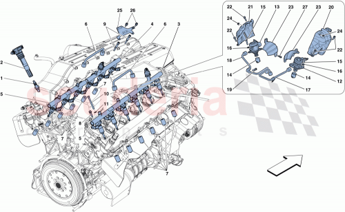 Part Diagram for Ferrari 284458