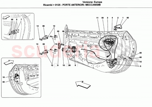 Part Diagram for Ferrari 69979000