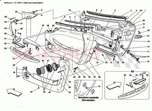 Part Diagram for Ferrari 65705900