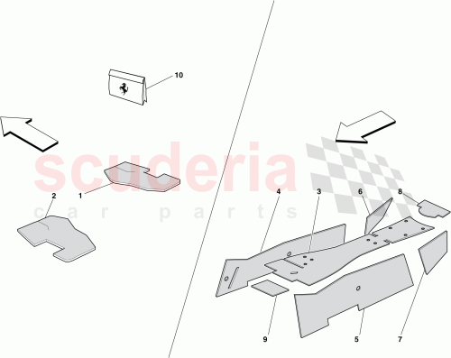 Part Diagram for Ferrari 84543300