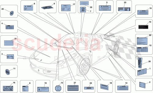 Part Diagram for Ferrari 273974