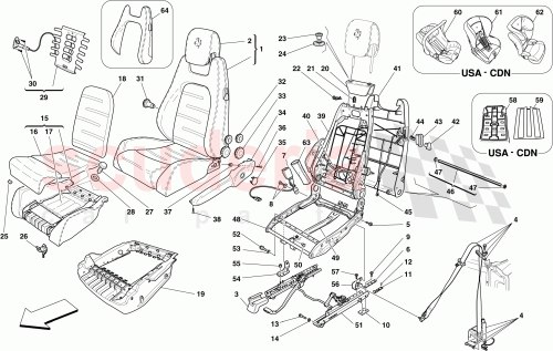 Part Diagram for Ferrari 69197900