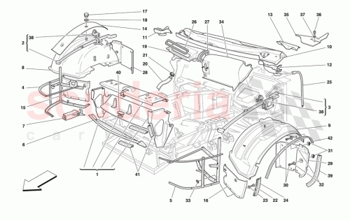 Part Diagram for Ferrari 65142100