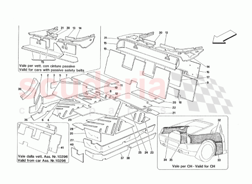Part Diagram for Ferrari 63593500