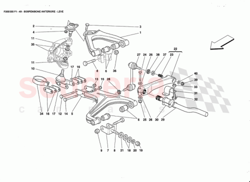 Part Diagram for Ferrari 170075
