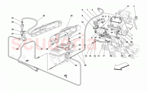 Part Diagram for Ferrari 66382100