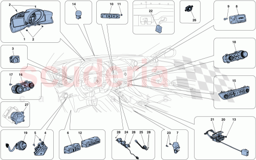 Part Diagram for Ferrari 339955