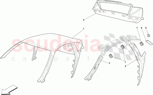 Part Diagram for Ferrari 65019711
